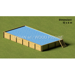 Piscina in legno 12 x 6