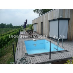Piscina in legno su misura